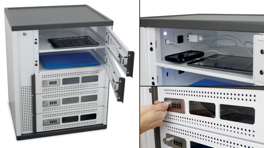 Системы для зарядки с запатентованной технологией PowerShuttle® от Ergotron 