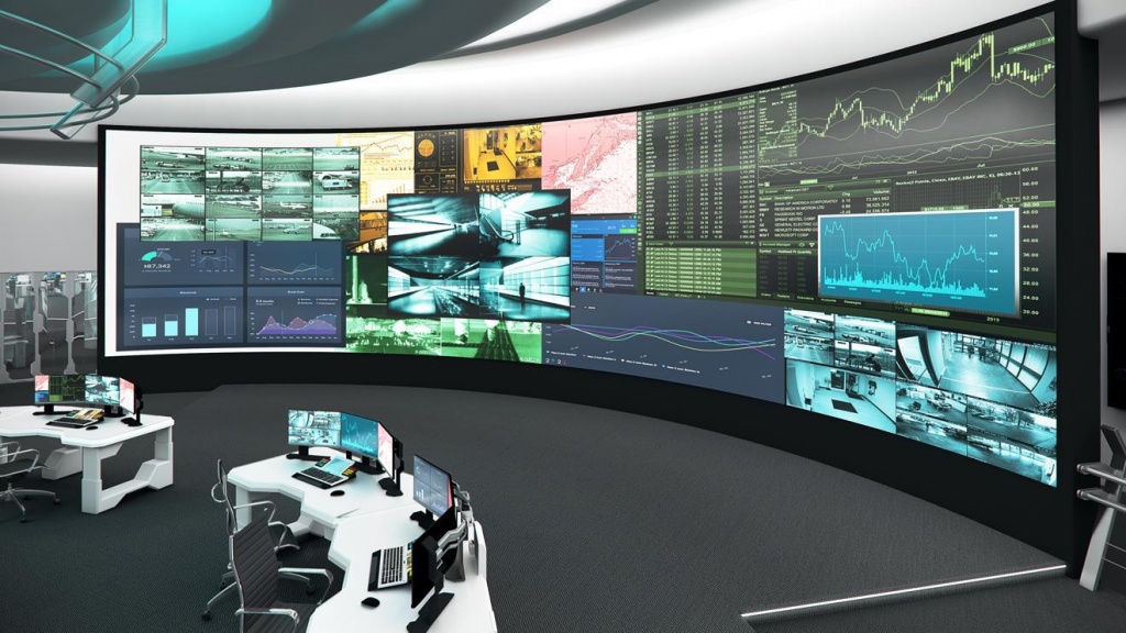 Технологии визуализации WEYTEC SMART Visual для видеостен в ситуационном центре